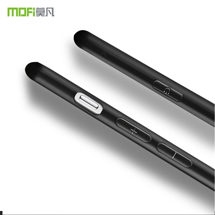 MOFI PU Leather Coated PC + TPU Hybrid Case for OnePlus 5T - Black-3
