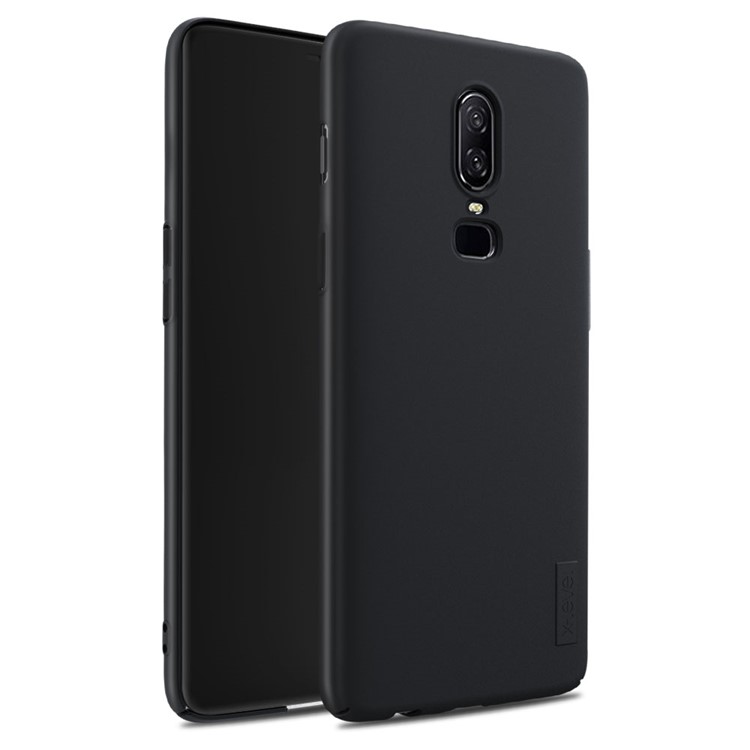 X-LEVEL Serie Caballero Mate Duro PC Caja Del Teléfono Móvil Para Oneplus 6 - Negro-1