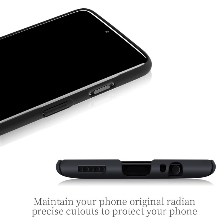 X-LEVEL Serie Caballero Mate Duro PC Caja Del Teléfono Móvil Para Oneplus 6 - Negro-5