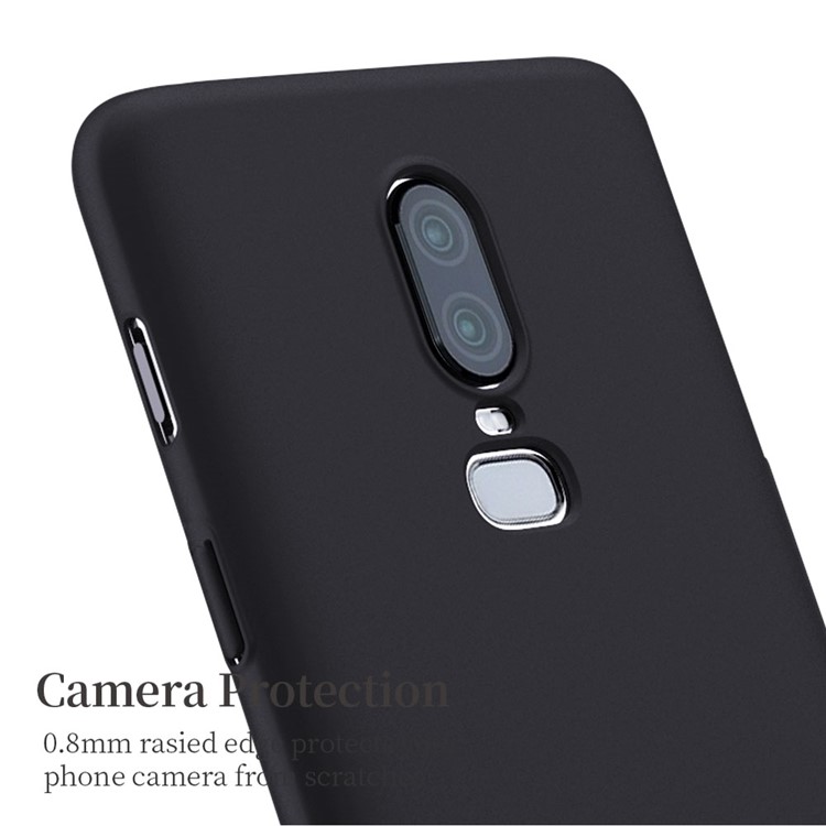 X-LEVEL Serie Caballero Mate Duro PC Caja Del Teléfono Móvil Para Oneplus 6 - Negro-11