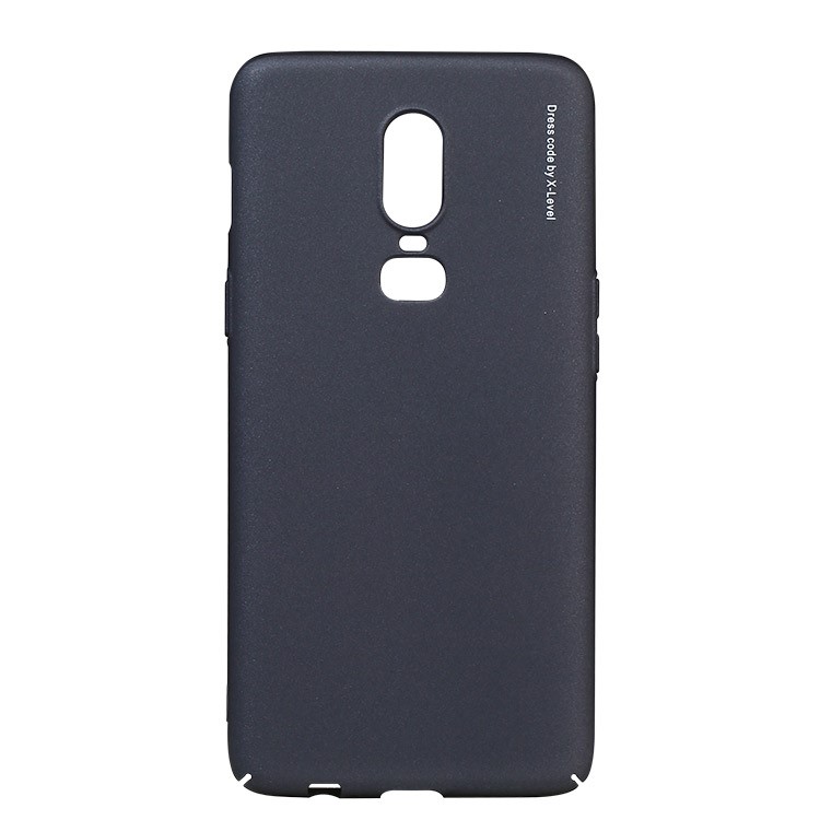 X-LEVEL Serie Caballero Mate Duro PC Caja Del Teléfono Móvil Para Oneplus 6 - Negro-15