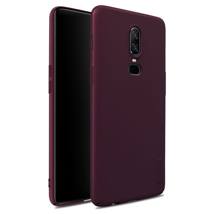 X-LEVEL Knight Series Mate Funda Para Teléfono Móvil Para PC Para Oneplus 6 - Vino Rojo-1