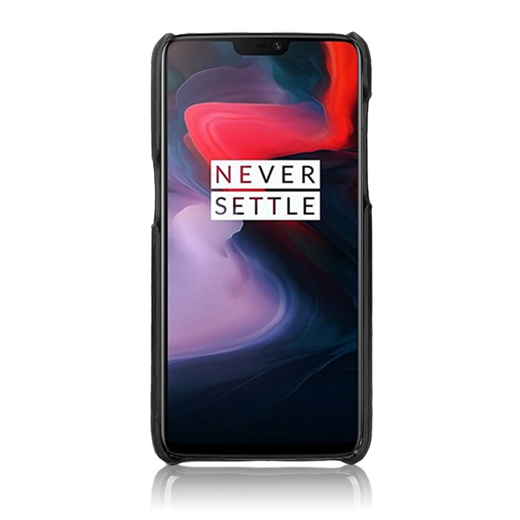 PIERRE CARDIN Per La Custodia Per Telefono In PC Con Rivestimento Orizzontale In Pelle 6 Oneplus 6 - Nero-4