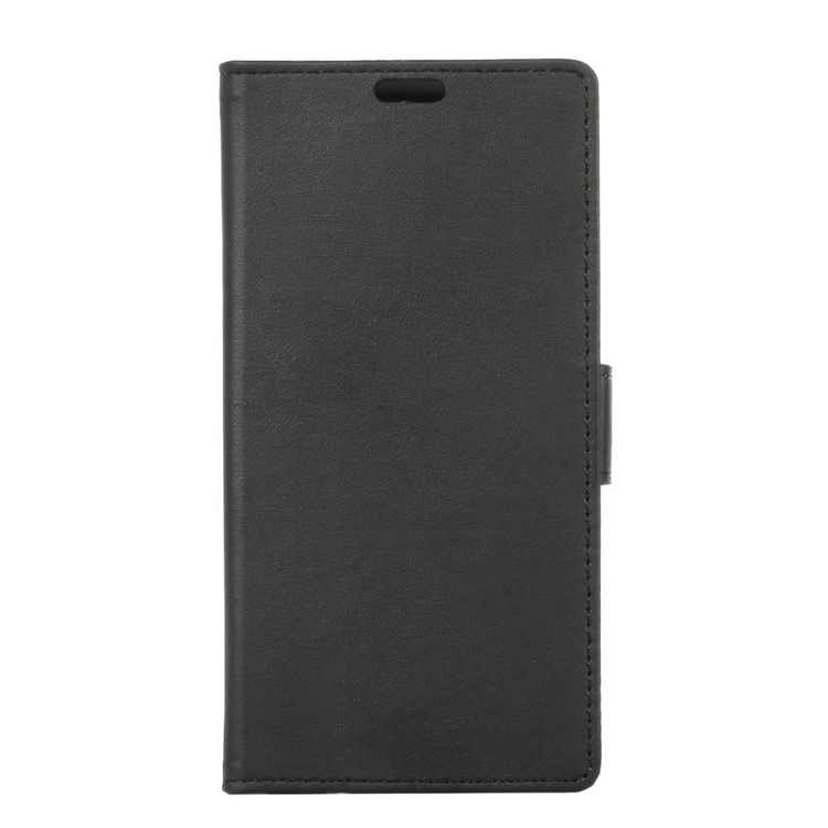 PU Leather Wallet Phone Case with Stand for OnePlus 6T - Black-2