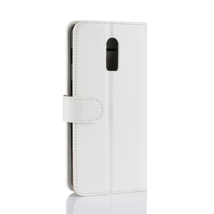 Funda Magnética Para Celular De Piel Monedero Con Soporte De Horse Crazy Para Oneplus 6T - Blanco-4