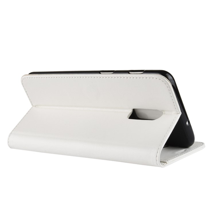 Funda Magnética Para Celular De Piel Monedero Con Soporte De Horse Crazy Para Oneplus 6T - Blanco-8