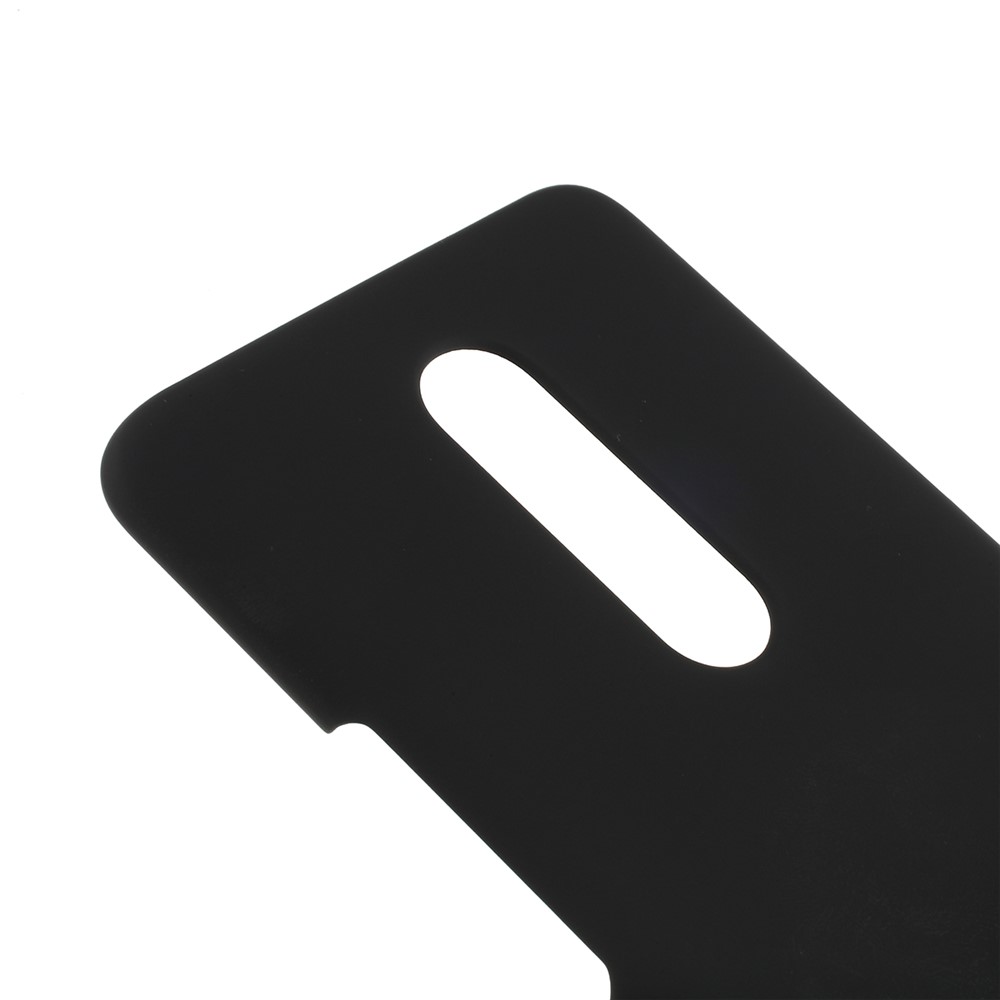 Rubberized PC Mobile Phone Case Accessory for OnePlus 7 Pro - Black-4