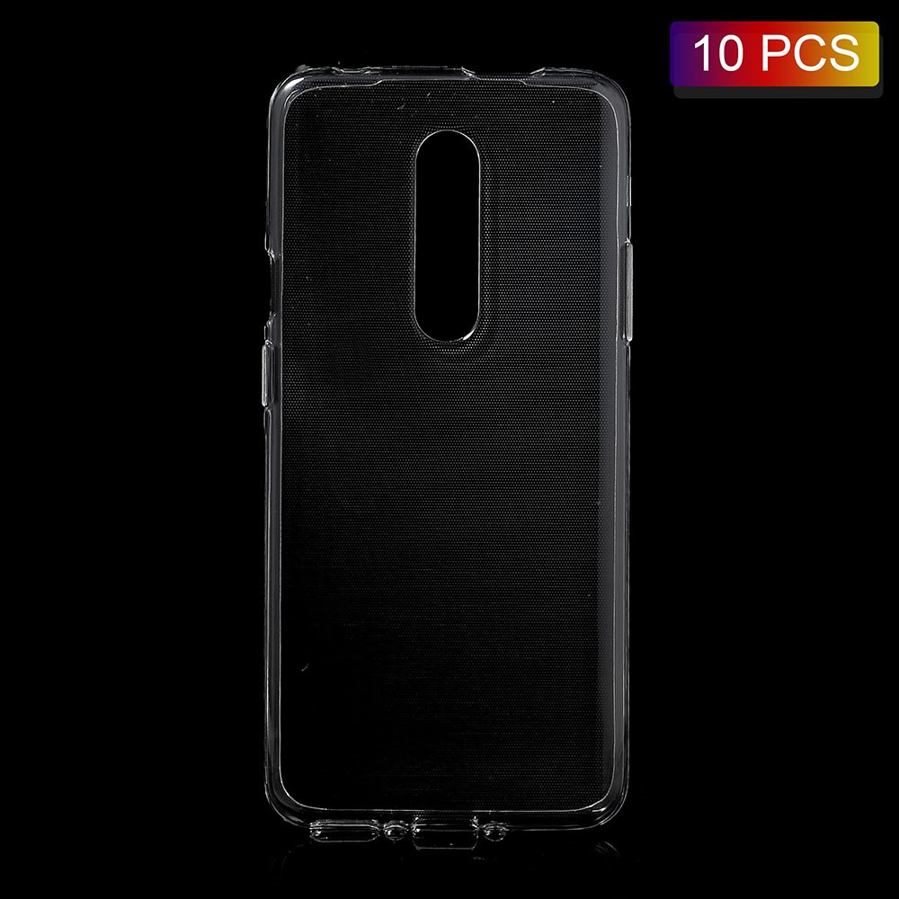 10 PCS/Set Non-slip Inner Clear TPU Protective Cases for OnePlus 7-1