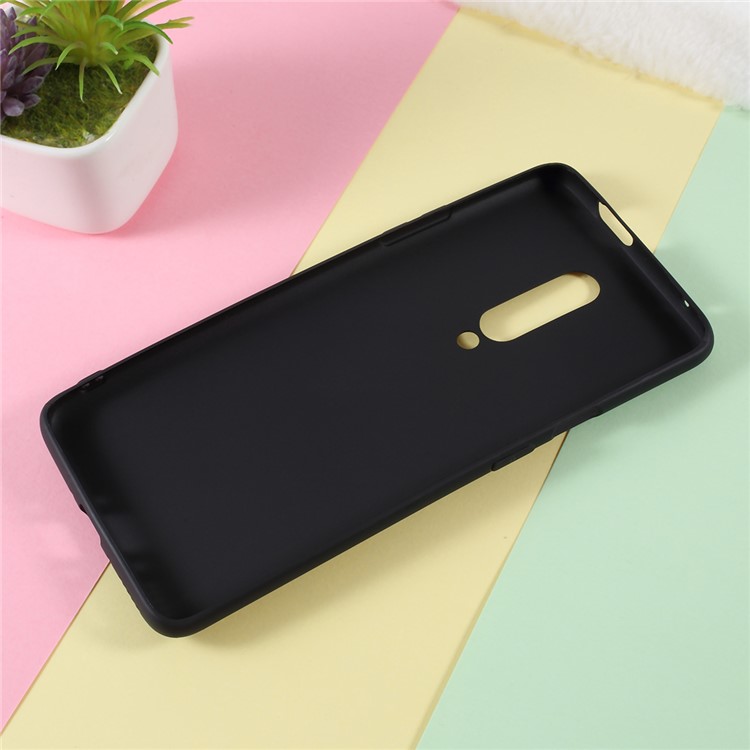 3D Bubble Tea Pattern TPU Case for OnePlus 7 - Black-3