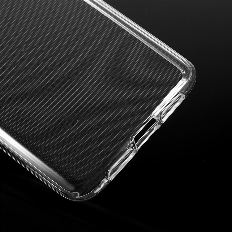 10 PCS/Set Clear TPU Phone Case with Non-slip Inner for OnePlus 7 - Transparent-6