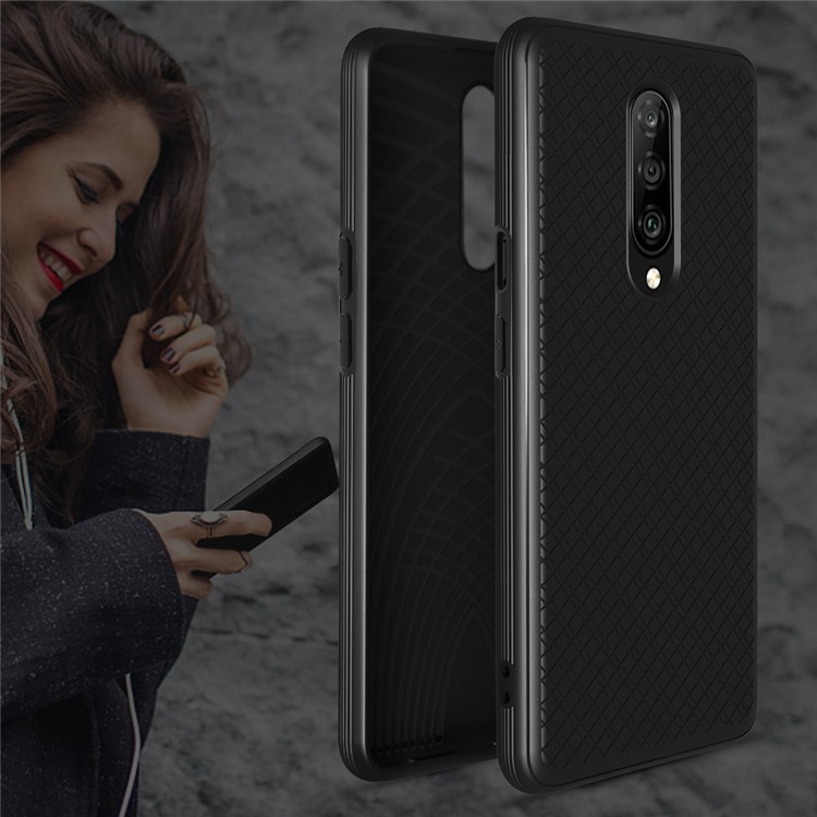 Rhombic Pattern TPU Phone Protective Case for OnePlus OnePlus 7 Pro-10