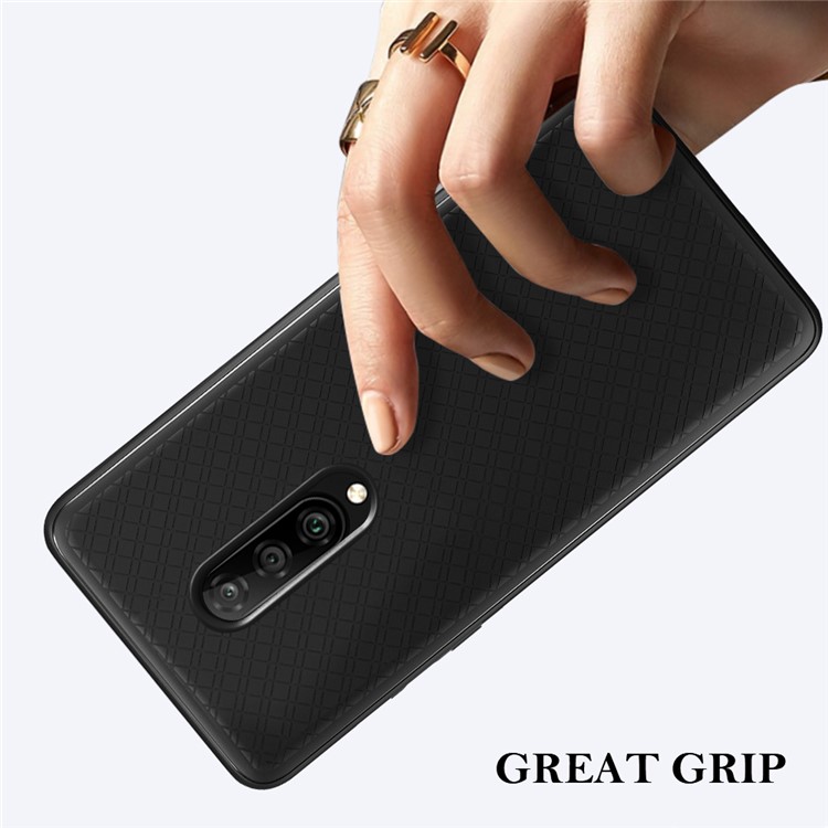 Rhombic Pattern TPU Phone Protective Case for OnePlus OnePlus 7 Pro-9