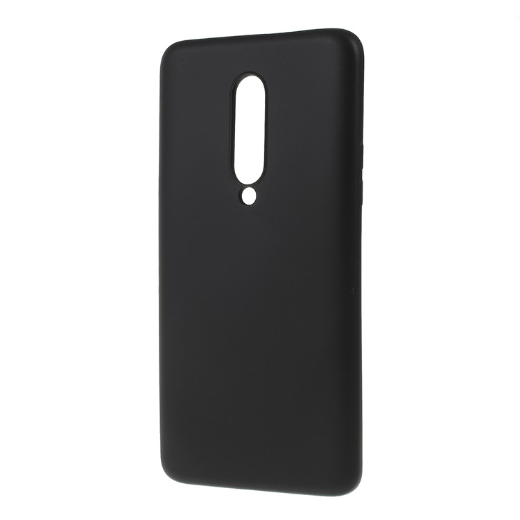 All Wrapped Back and Edges Liquid Silicone Soft Mobile Phone Shell for OnePlus 7 Pro - Black-2