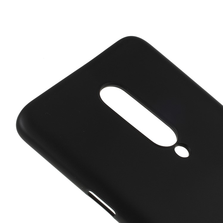 All Wrapped Back and Edges Liquid Silicone Soft Mobile Phone Shell for OnePlus 7 Pro - Black-4