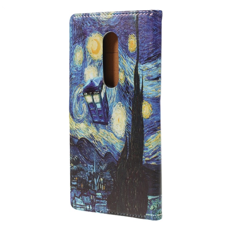 Pattern Printing Wallet Leather Stand Phone Case for OnePlus 7 Pro - Starry Sky-2