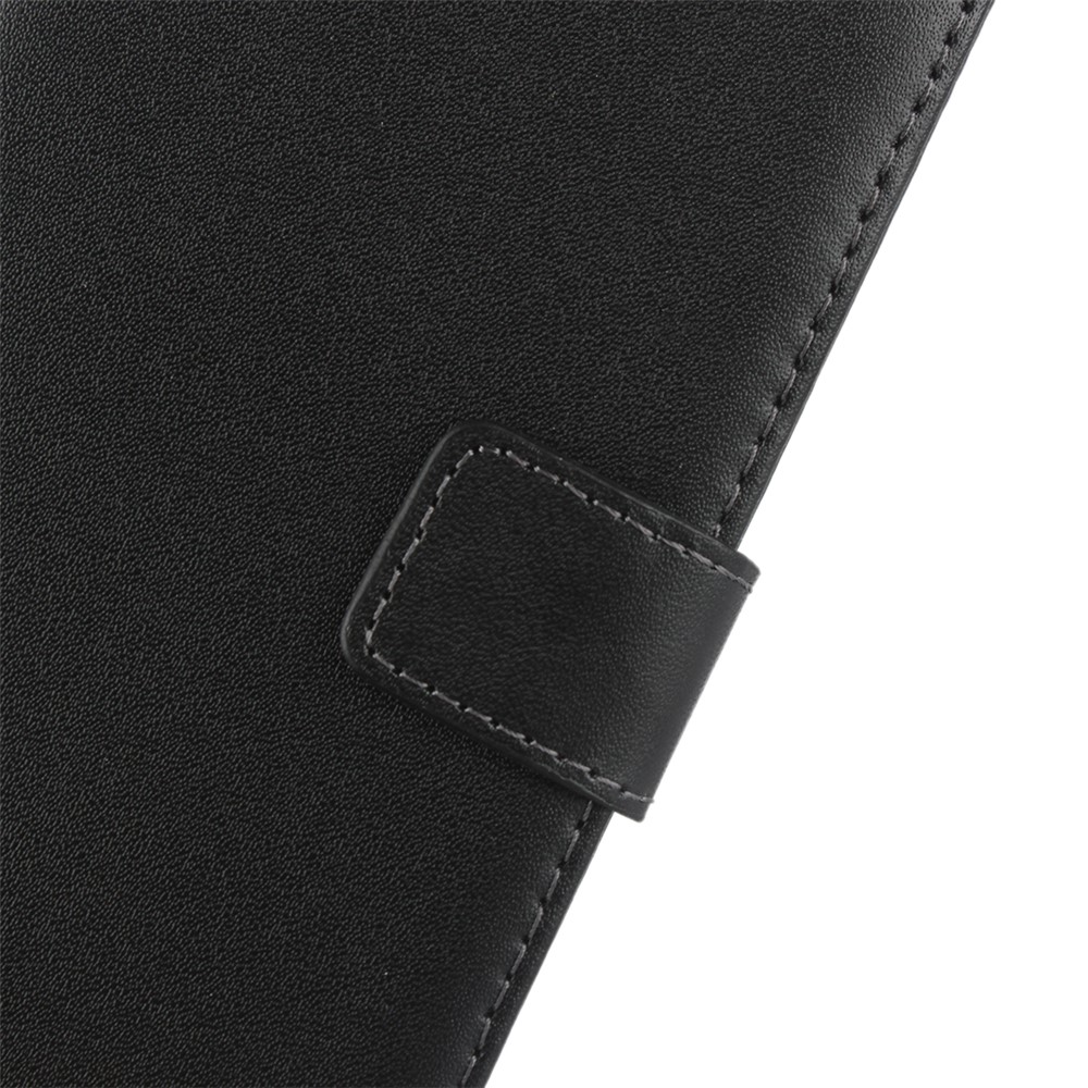 Genuine Leather Wallet Phone Cover for OnePlus 7 Pro - Black-7