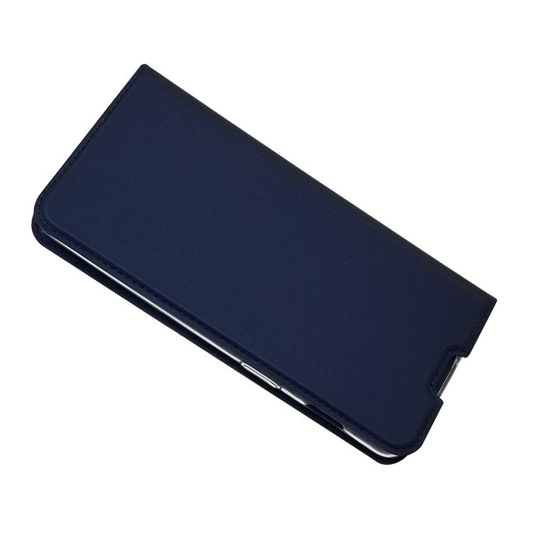 Magnetic Adsorption Leather Card Holder Casing for OnePlus 7 - Dark Blue-3