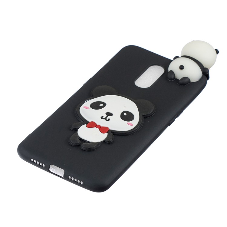 3D Cute Doll TPU Back Case for OnePlus 7 - Handsome Panda-4