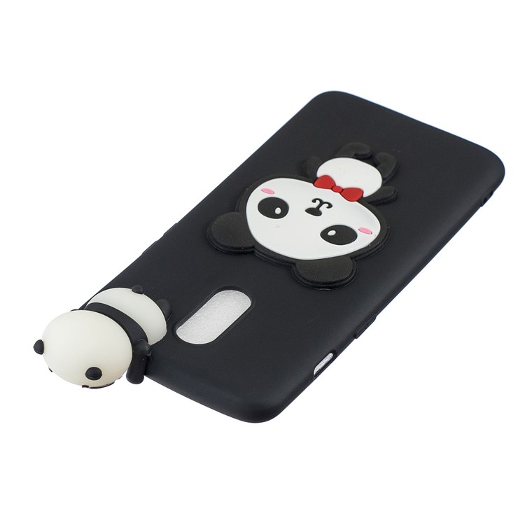 3D Cute Doll TPU Back Case for OnePlus 7 - Handsome Panda-5