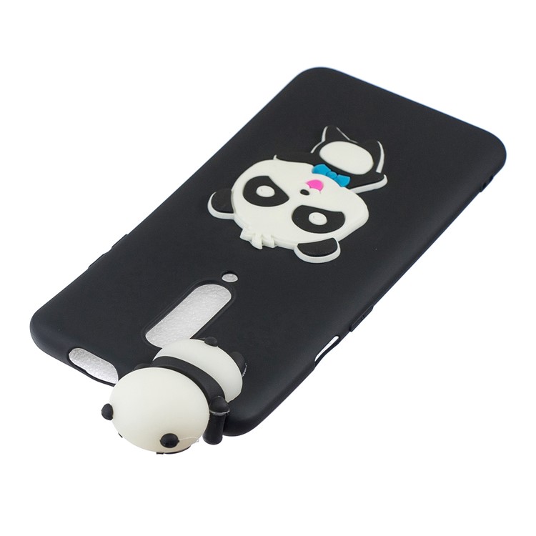 3D Cartoon Animal Printing TPU Phone Case for OnePlus 7 Pro - Panda Say Hello-5