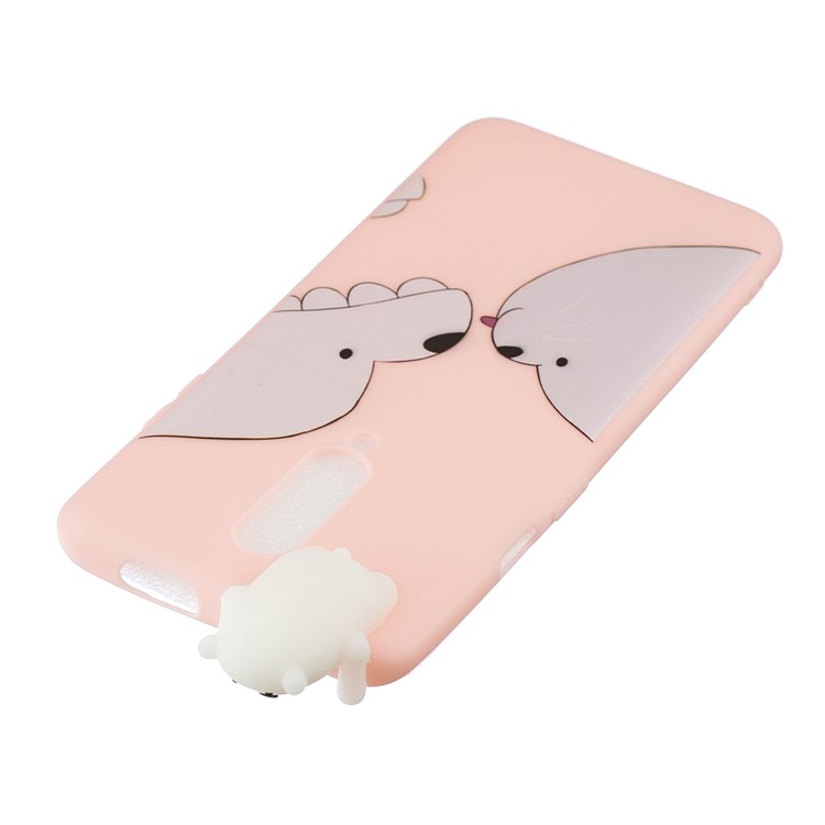 3D Animal Doll Pattern Printing TPU Protective Phone Case for OnePlus 7 Pro - Bear-5