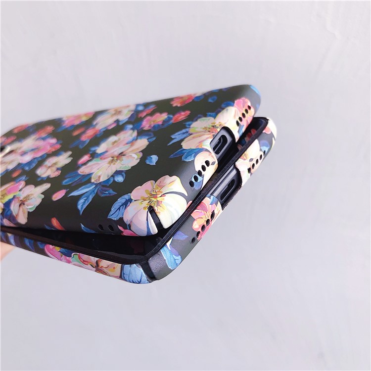 Ink Painting Flower Embossment Luminous Phone Case for OnePlus 7-9