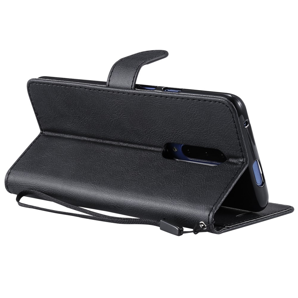 Funda Soporte De Piel Monedero Para Oneplus 7 Pro - Negro-8