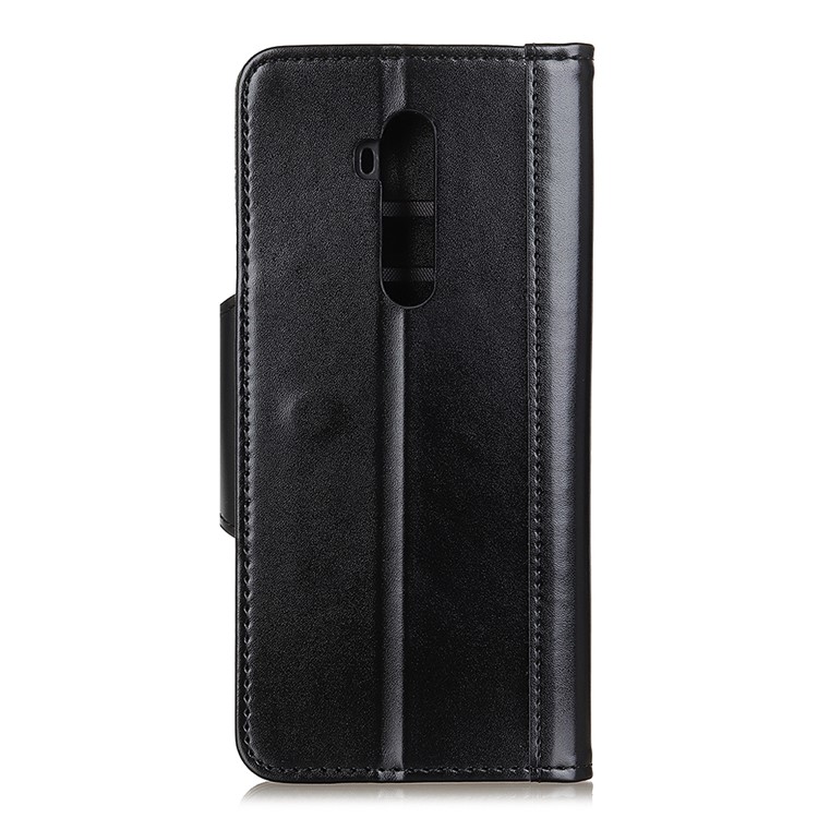 Leather Stand Case with Card Slots for OnePlus 7T Pro - Black-10