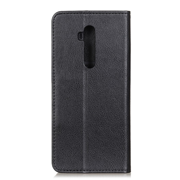 Auto-absorbed Litchi Texture Split Leather Mobile Case for OnePlus 7T Pro - Black-3