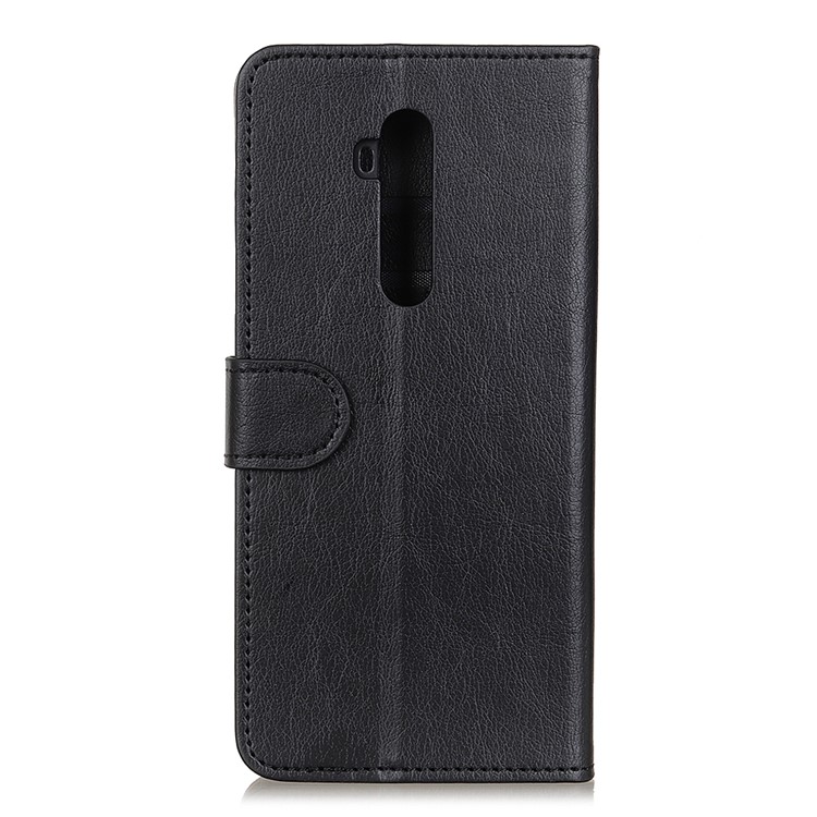 Leather with Clasp Phone Case for OnePlus 7T Pro - Black-3