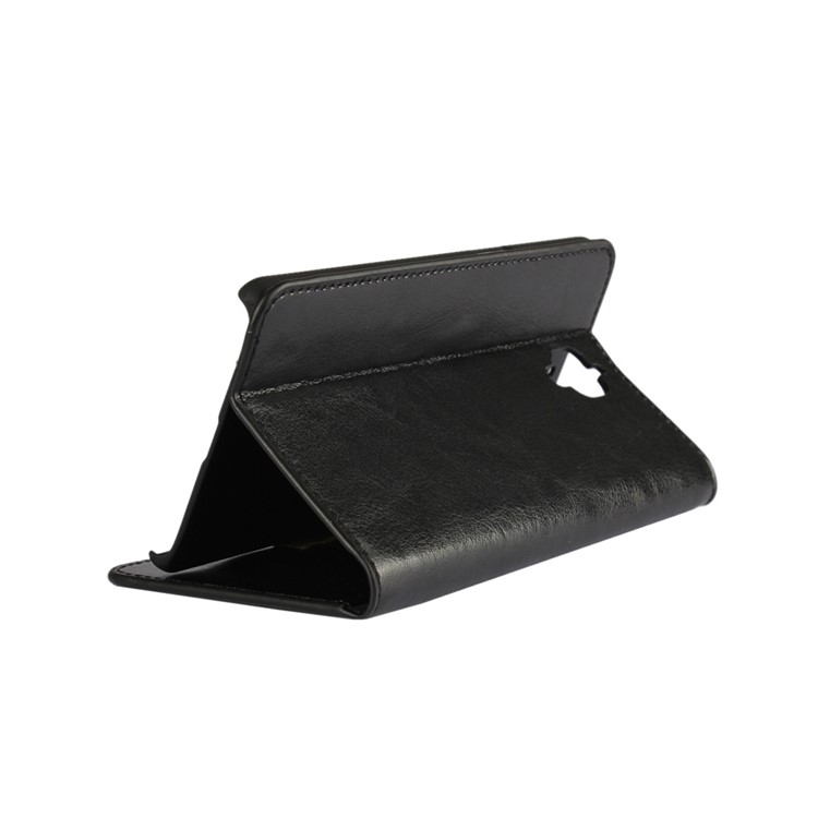Crazy Horse Genuine Leather Wallet Stand Case for OnePlus 3 - Black-3