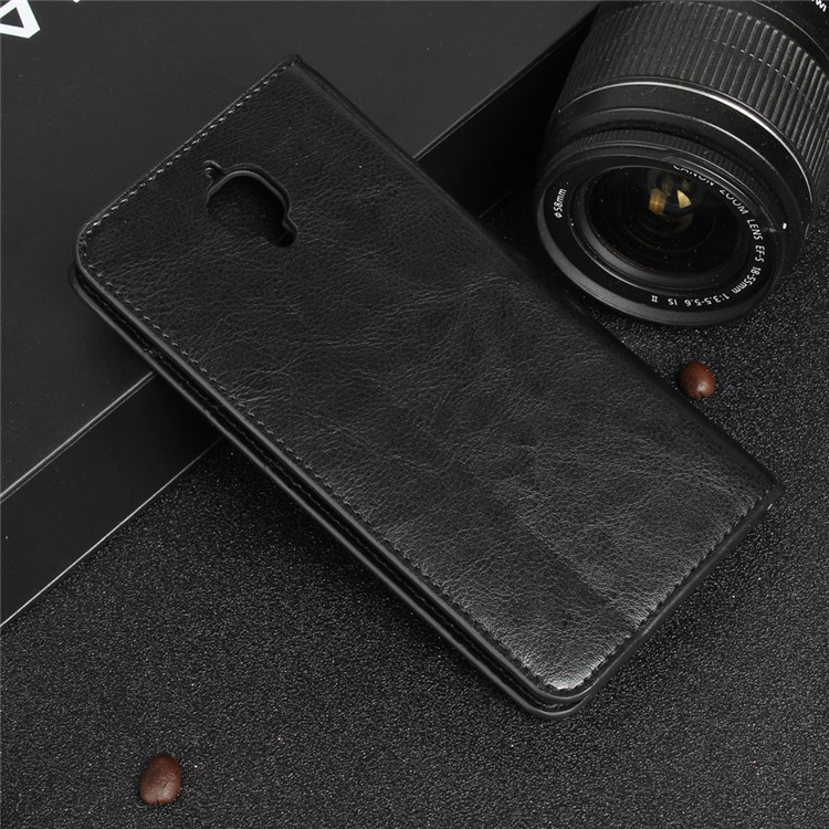 Crazy Horse Genuine Leather Wallet Stand Case for OnePlus 3 - Black-7