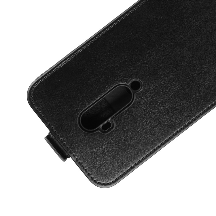 Crazy Horse Vertical Leather Case with Card Slot for OnePlus 7T Pro - Black-4