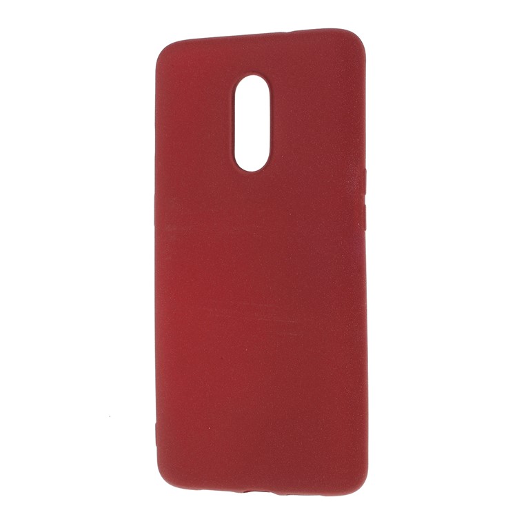 Double-sided Matte Phone Cover Shell Casing for OnePlus 7 - Red-2