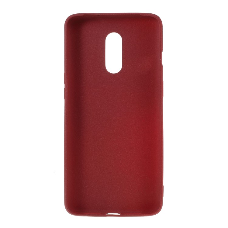 Double-sided Matte Phone Cover Shell Casing for OnePlus 7 - Red-3