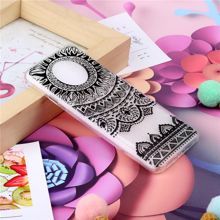 Pattern Printing TPU Back Case for OnePlus 7T - Malanda Flower-6