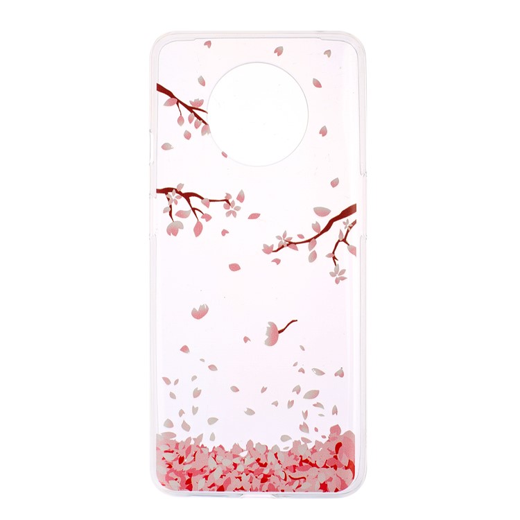 Motif D'impression Boîtier Arrière TPU Pour OnePlus 7T - Pétales-2