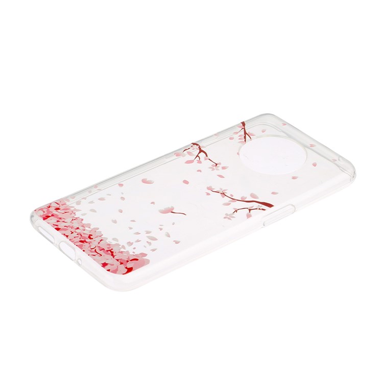 Motif D'impression Boîtier Arrière TPU Pour OnePlus 7T - Pétales-3