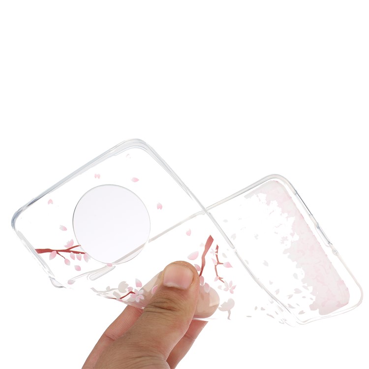 Motif D'impression Boîtier Arrière TPU Pour OnePlus 7T - Pétales-5