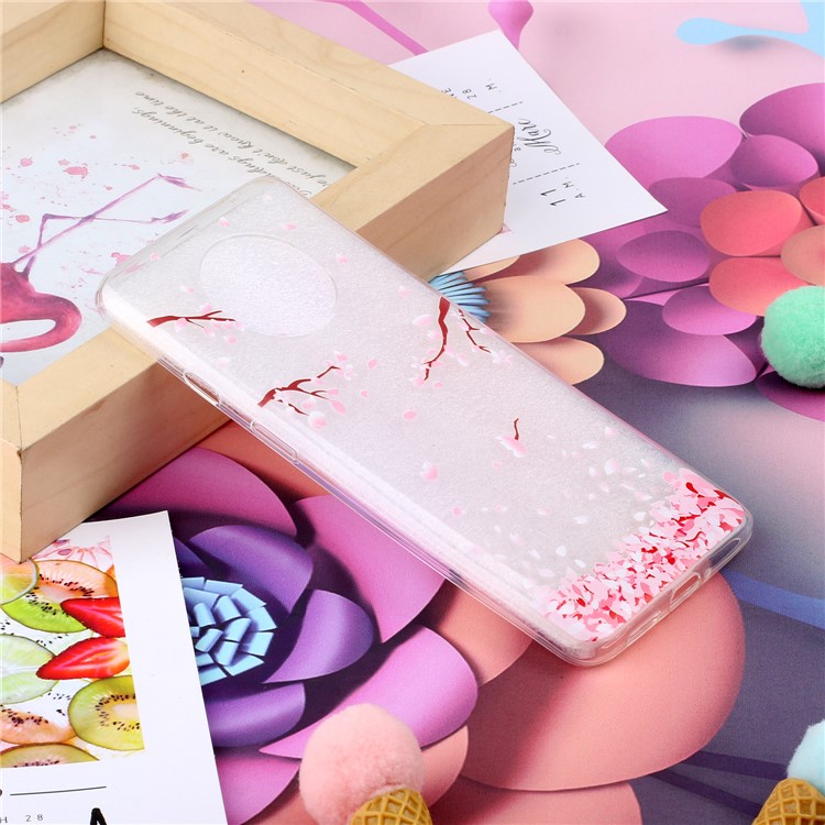 Motif D'impression Boîtier Arrière TPU Pour OnePlus 7T - Pétales-6