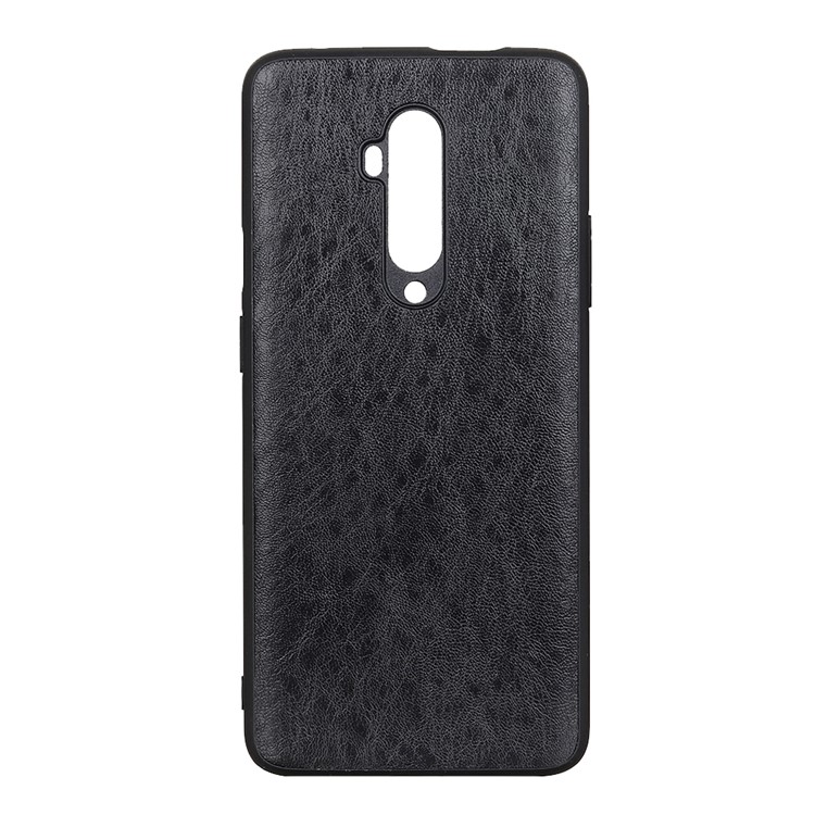 Crazy Horse Leather Coated PC + TPU Phone Case for OnePlus 7T Pro - Black-1