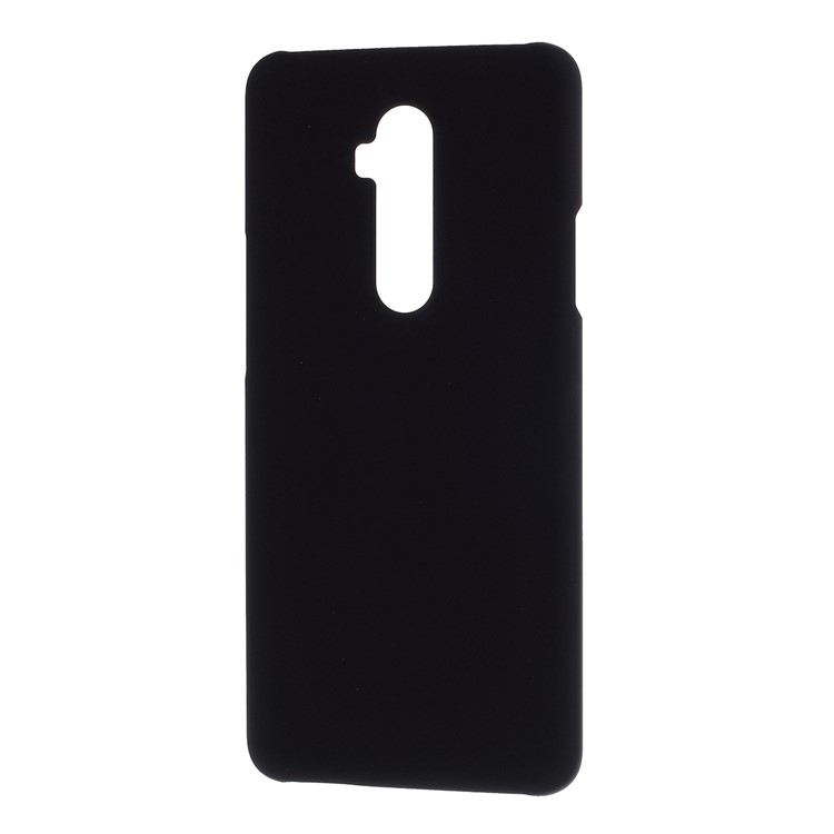 Glossy Rubberized Hard PC Shell Unique Cover for OnePlus 7T Pro - Black-2