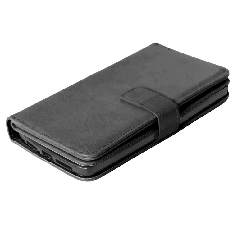 Crazy Horse Leather Multi 9 Card Slots Wallet Case for OnePlus One A0001 - Black-8