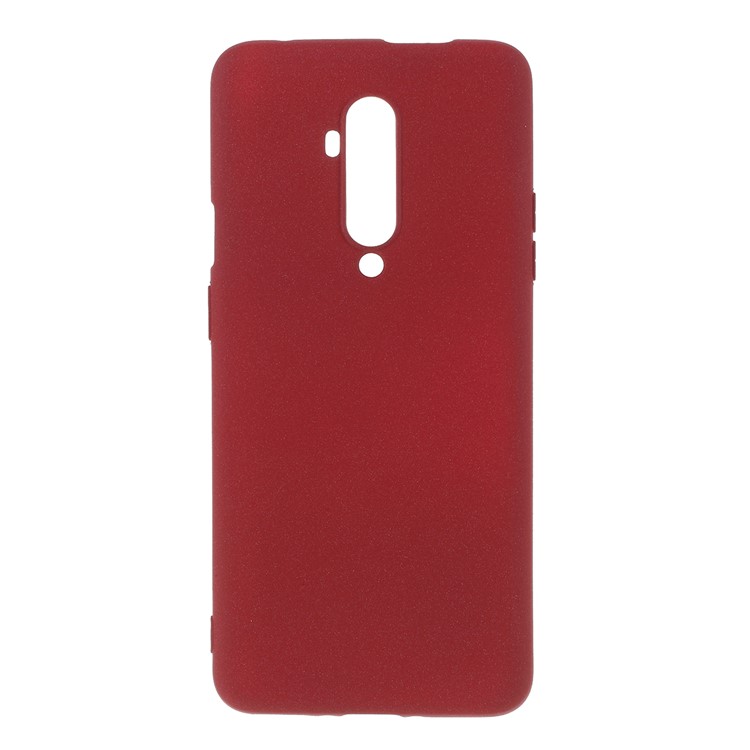 Double Face Dépoli Mat Élégant Boîtier En TPU Pour OnePlus 7T Pro - Vin Rouge-1