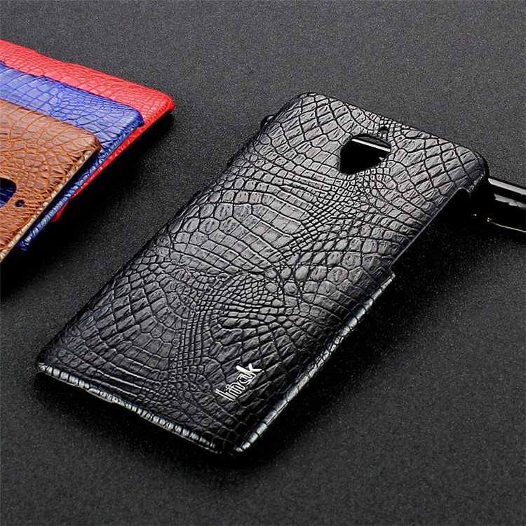 IMAK Ruiyi Series Crocodile Leather Coated PC Hard Case for OnePlus 3T / 3 - Black-10