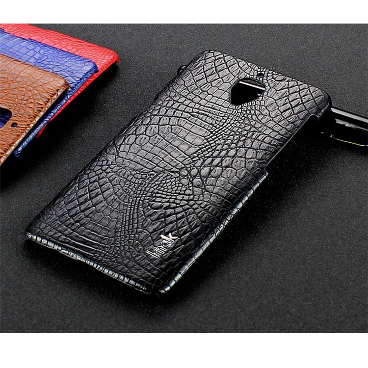 IMAK Ruiyi Series Crocodile Leather Coated PC Hard Case for OnePlus 3T / 3 - Black-7
