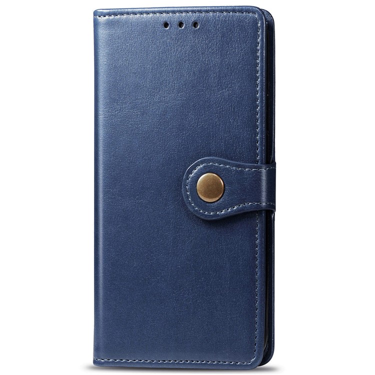 Wallet Leather Stand Case for OnePlus 7T - Blue-2