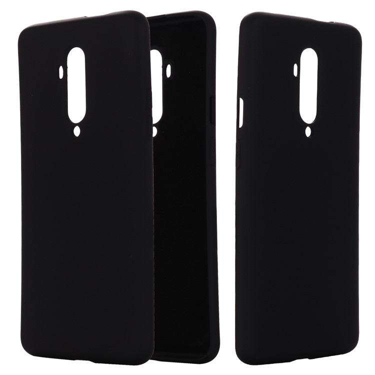 Liquid Silicone Case for OnePlus 7T Pro - Black-1