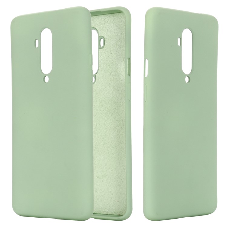 Caso De Silicone Líquido Para OnePlus 7T Pró - Verde-1