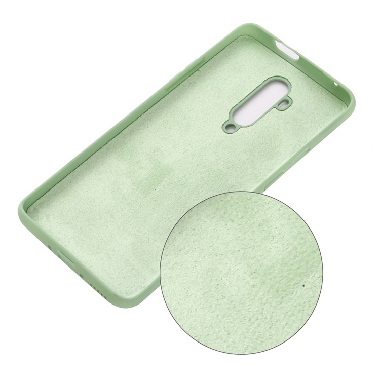 Caso De Silicone Líquido Para OnePlus 7T Pró - Verde-2